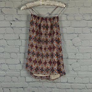 Banana Republic Women's‎ Cross-Back Camisole Blouse, Size Large, Almond Amaretto